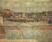 Georges Seurat The Reflux of Port en bessin oil on canvas